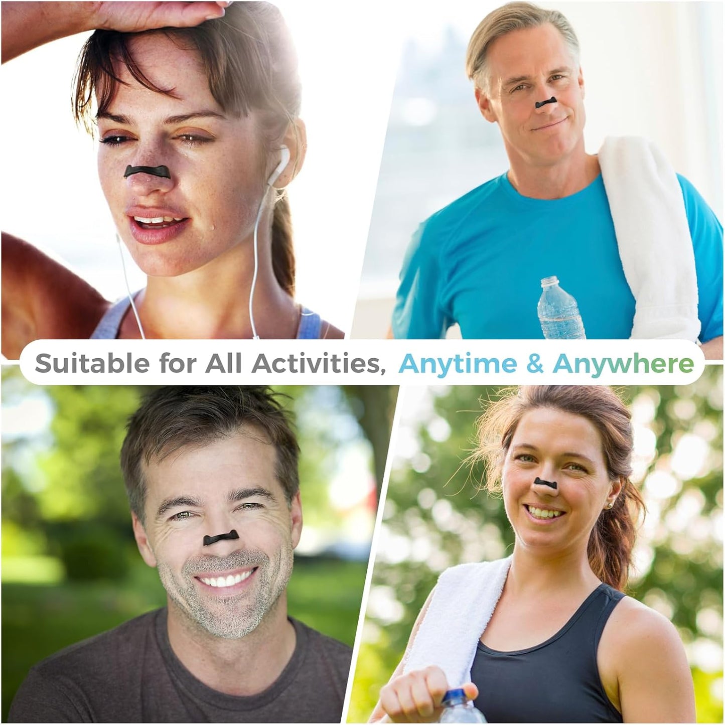 Magnetic Nose Strip For Breathing
