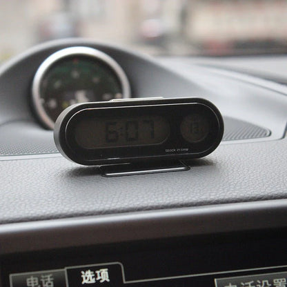 Car Clock Thermometer