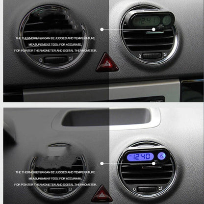 Car Clock Thermometer