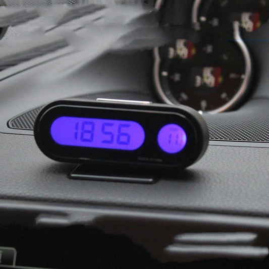 Car Clock Thermometer