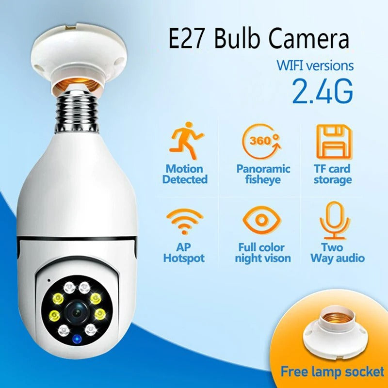 E27 Bulb Security Camera