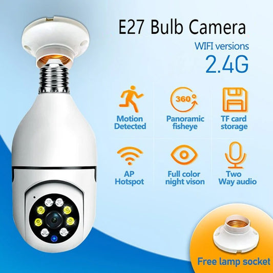 E27 Bulb Security Camera
